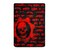 Gears of War Crimson Omen Guns Lightweight Fleece Throw Blanket | 50 x 60 Inches